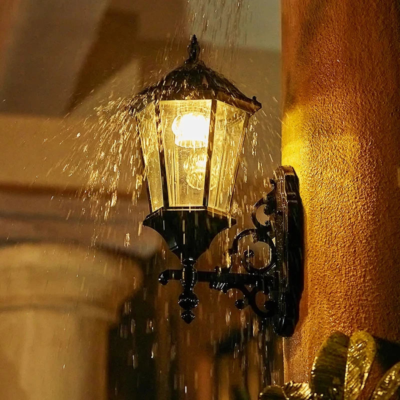 lampe solaire extérieure pour éclairage de jardin et allée