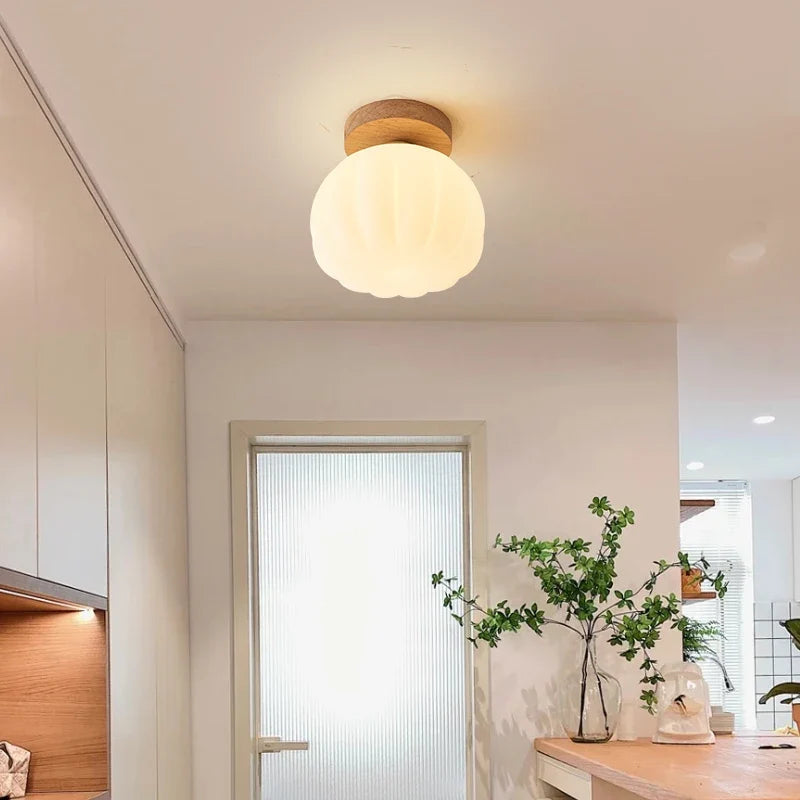 Plafonnier — LED design nordique moderne en forme de fleur de citrouille
