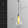 lampe à poser nordique moderne en verre design élégant pour décoration