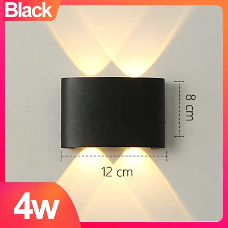 Applique murale — LED extérieur étanche aluminium haut bas zbw0010