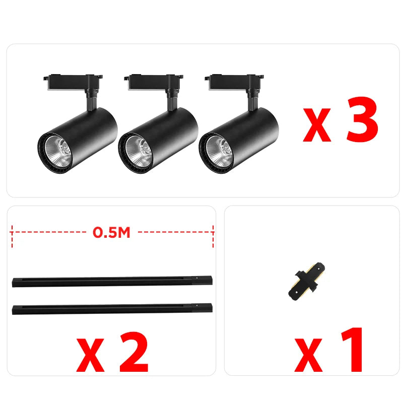 Luminaire — Rail d'éclairage LED pour décoration intérieure et ambiance lumineuse