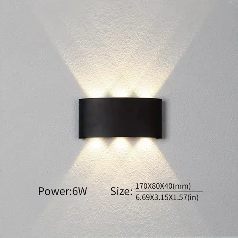 Applique murale — Extérieure LED étanche pour éclairage moderne