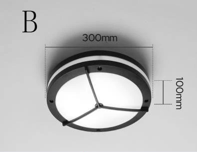 Applique murale — LED lumineuse éclairage extérieur étanche pour maison