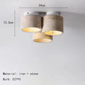 Plafonnier — En marbre naturel lampe suspendue pierre
