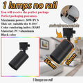 Spot — Kit d'éclairage sur rail spots dimmables pour décoration intérieure