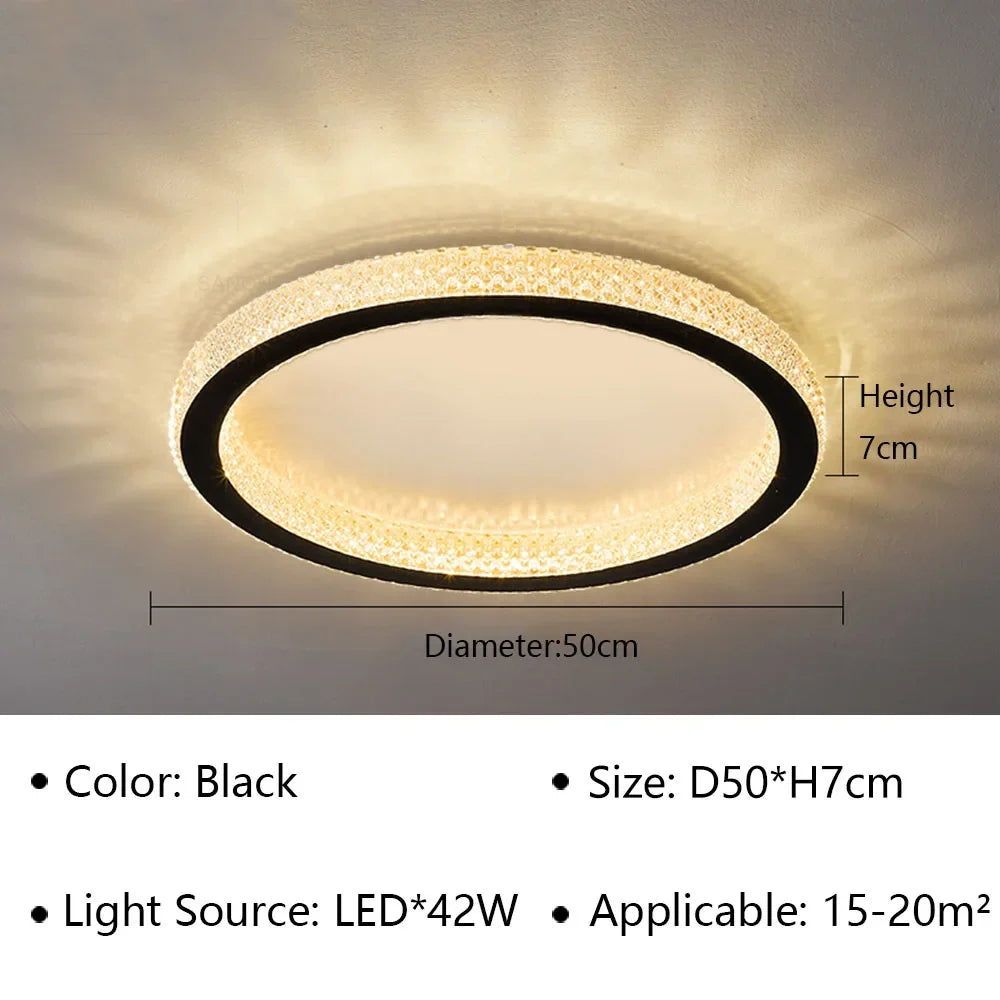 Plafonnier led moderne pour décoration intérieure élégante et lumineuse Valère Dessin - Présence Moderne & Harmonie Intérieure