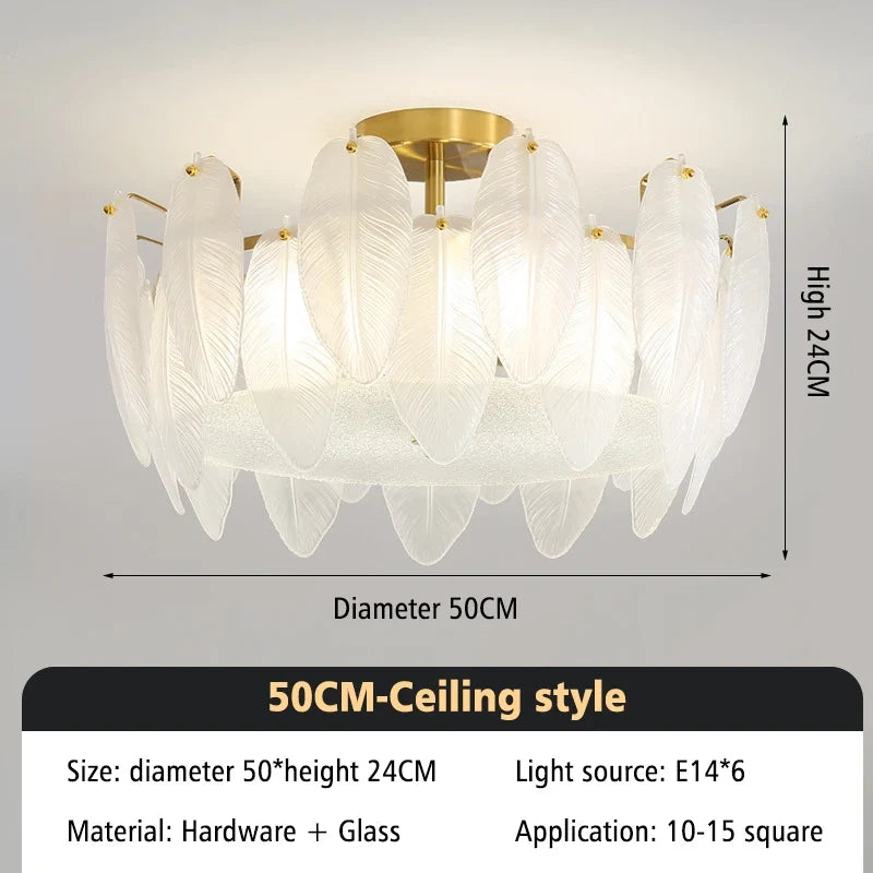 Lustre — Design moderne en verre