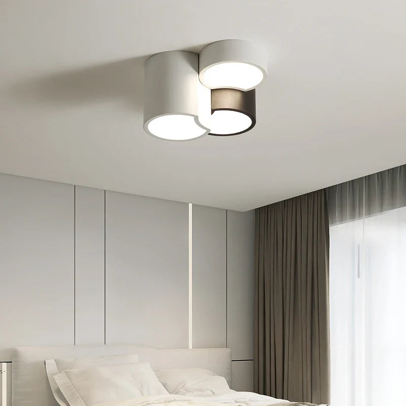 Plafonnier — Géométrique minimaliste moderne simple combinaison lampe d'entrée