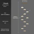 Lustre — Moderne à LED pour espaces intérieurs élégants et contemporains