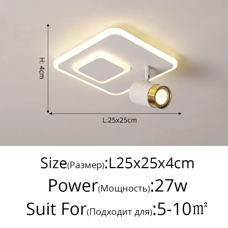 Spot led monté en surface pour allée et porche Pia Orée en Aluminium - Lignes Dessinées & Décor Raffiné