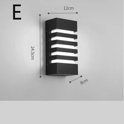 Applique murale — D'extérieur design étanche élégante et résistante aux intempéries