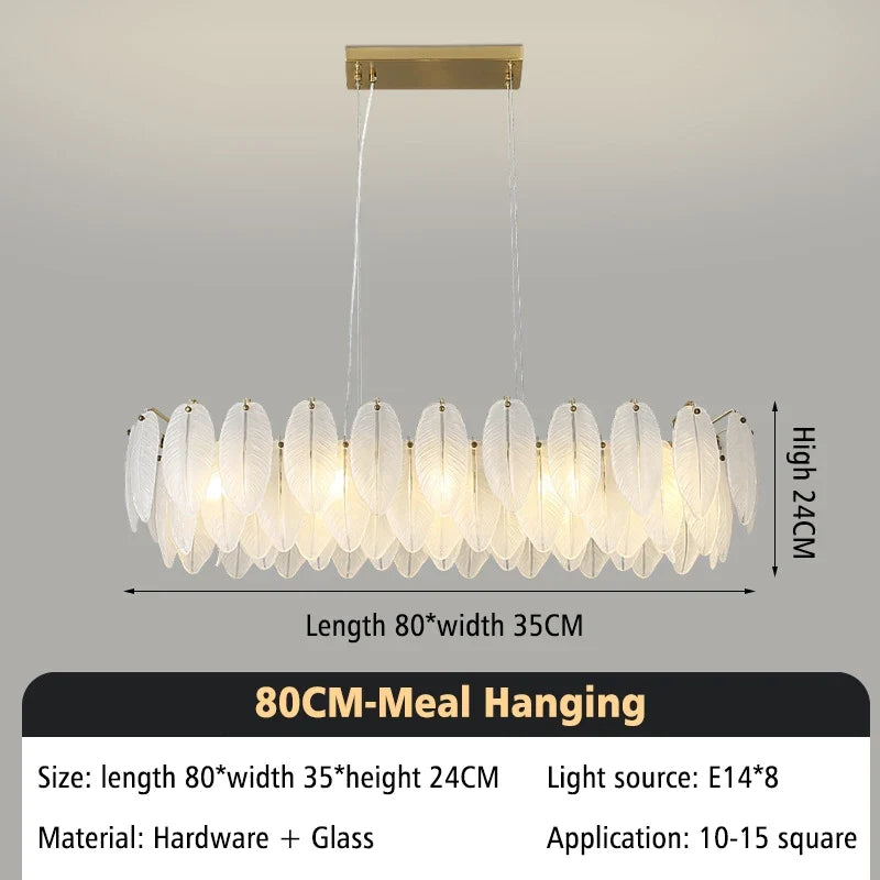 Lustre — Design moderne en verre