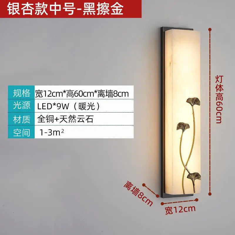 Applique murale — Vintage en marbre à LED pour extérieur jardin et cour
