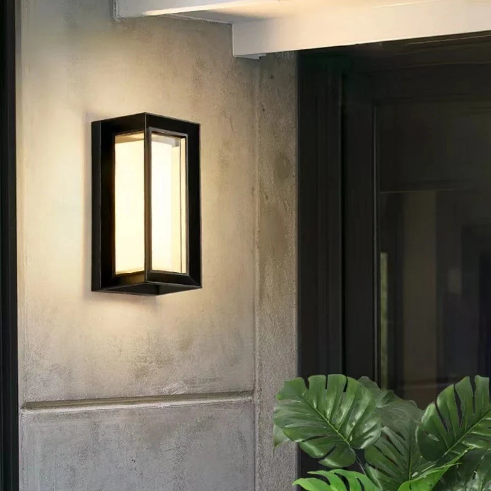 Applique murale — Extérieure LED moderne Ip65 étanche porche balcon jardin extérieur applique lumières Villa terrasse maison luminaires
