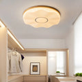 Plafonnier — LED encastré en bois créatif nordique loft éclairage