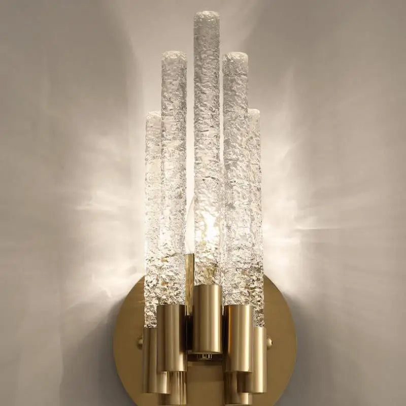 Applique murale en cristal éclairage de luxe pour intérieur Vianney Perspective - Éclat du Cristal & Décor Singulier
