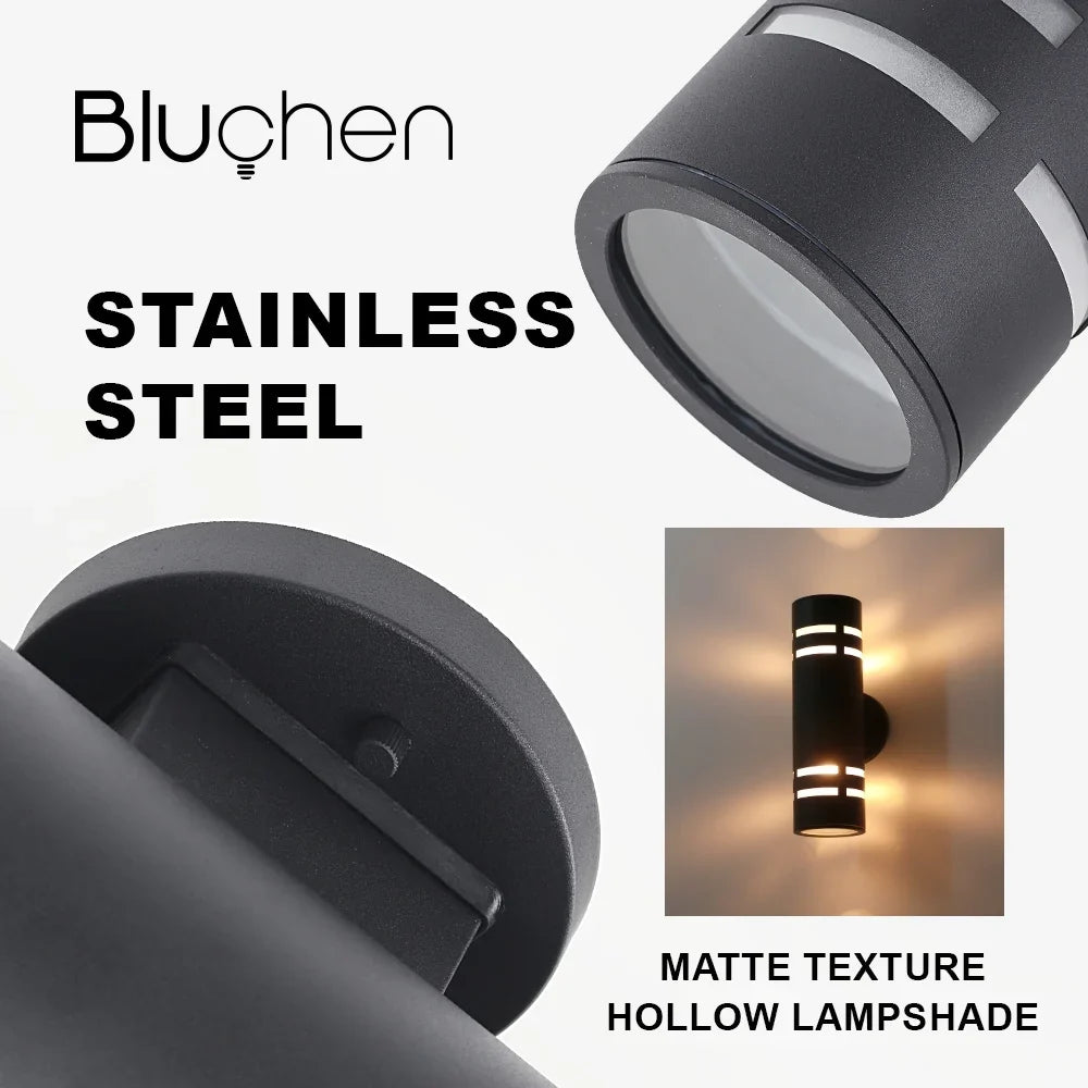 Applique murale — LED étanche en inox pour extérieur élégant et moderne