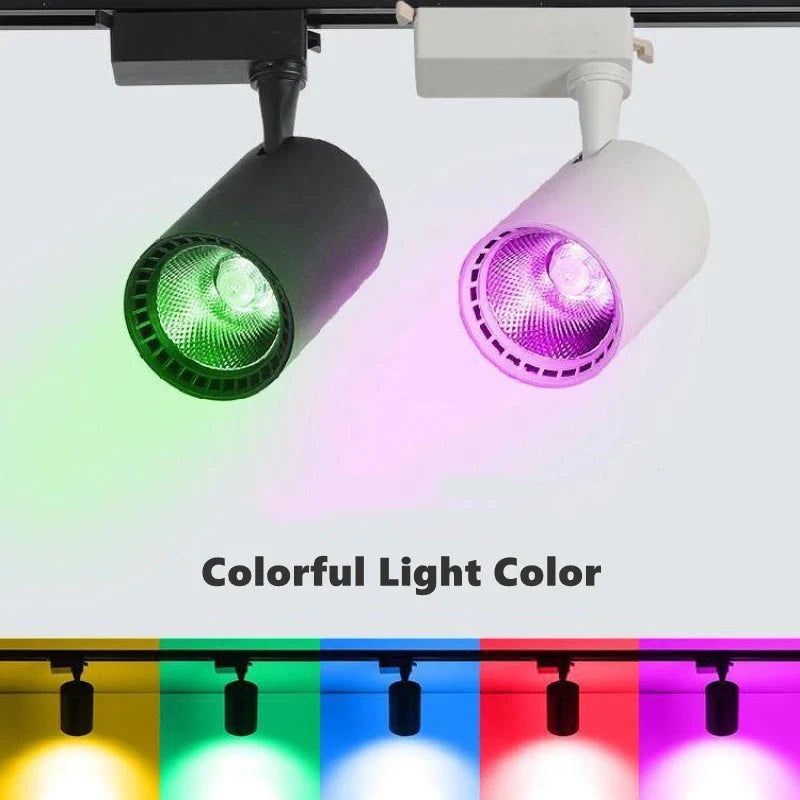 Spot — LED rgb sur rail pour éclairage d'ambiance dynamique