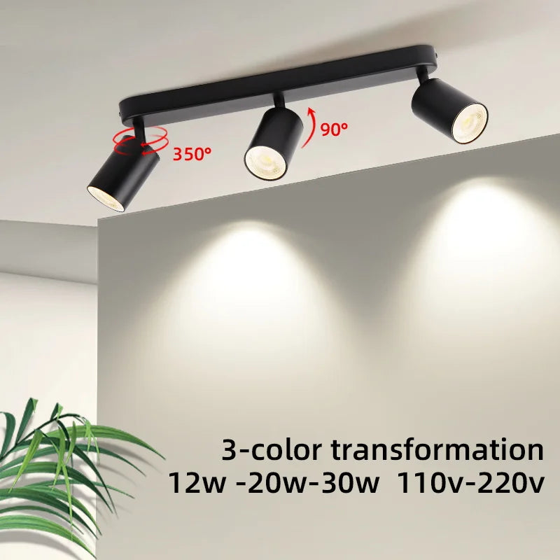 Spot — LED sur rail pour éclairage intérieur décoratif