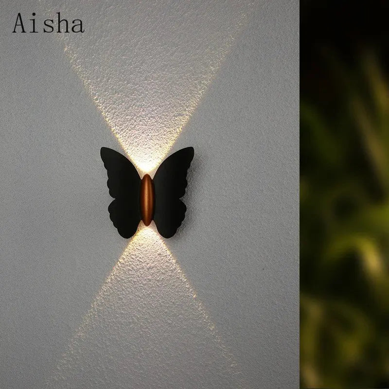 Applique murale — Décorative en forme de papillon étanche pour l'extérieur