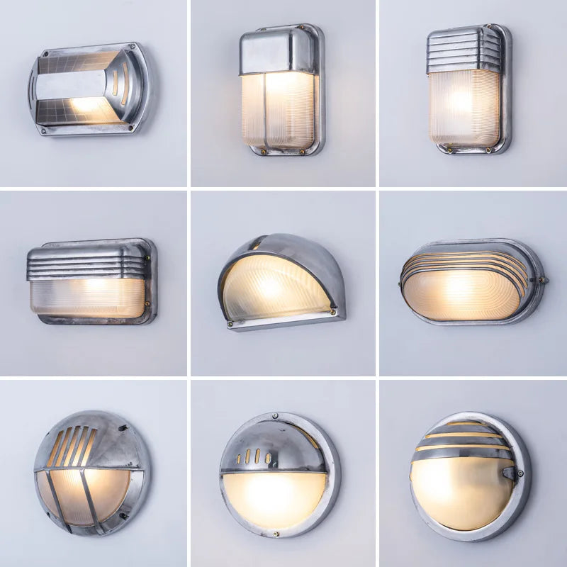 Applique murale — LED rétro imperméable en aluminium idéale pour extérieur et intérieur