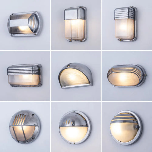 Applique murale — LED rétro imperméable en aluminium idéale pour extérieur et intérieur