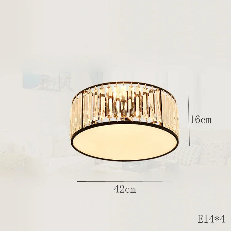 Plafonnier led en cristal décoration intérieure moderne pour votre espace Eugène Poème - Jeux de Reflets & Présence Raffinée