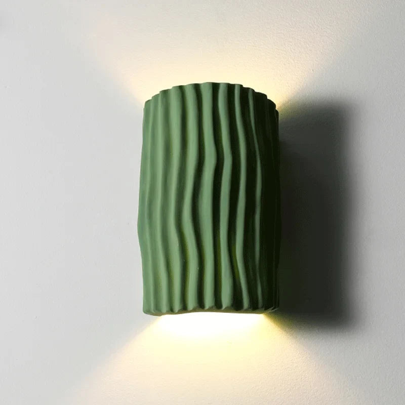 lampe d'ambiance artistique grille nordique en résine led rétro