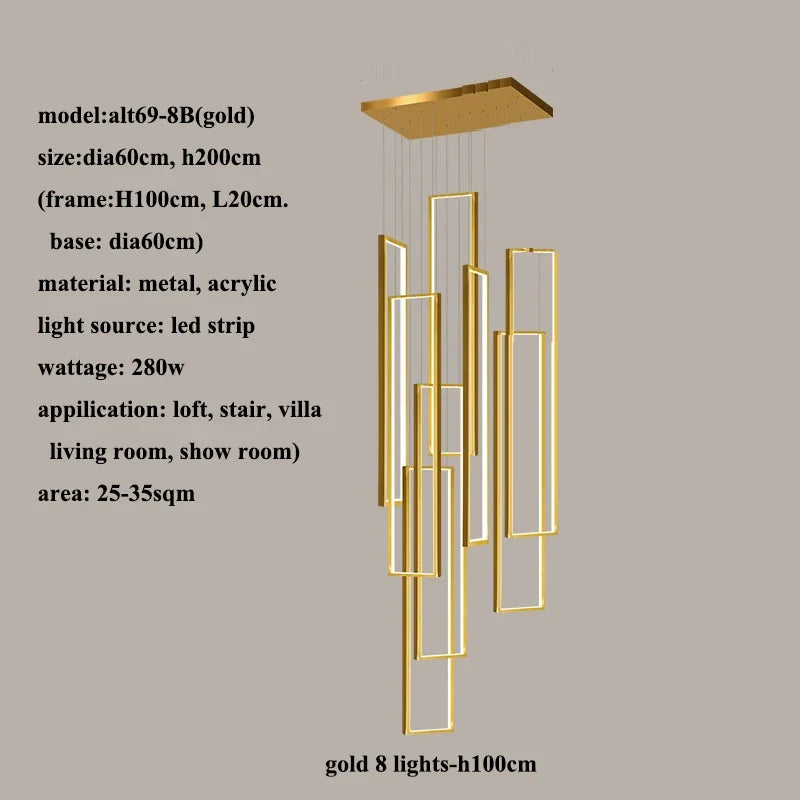 Plafonnier nordique moderne pour loft et espaces créatifs Oscar Césure - Lignes Épurées & Atmosphère Sereine
