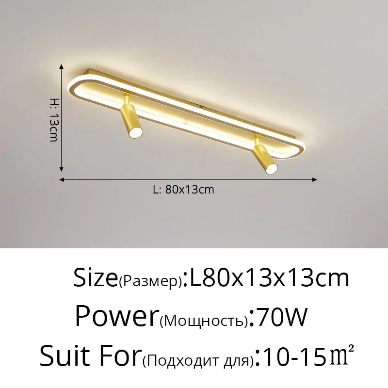 Spot éclairage led intérieur déco minimaliste moderne pour lustre Albane Silhouette - Lignes Épurées & Atmosphère Sereine