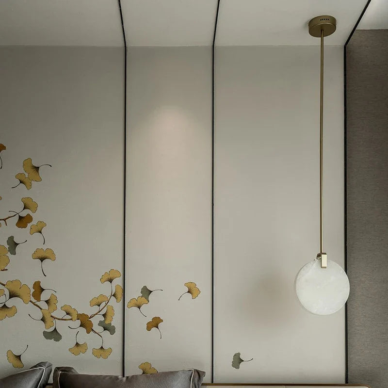 Lustre — Moderne en marbre créatif LED imitation luxe