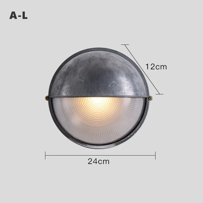 Applique murale — LED rétro industrielle étanche pour extérieur et jardin