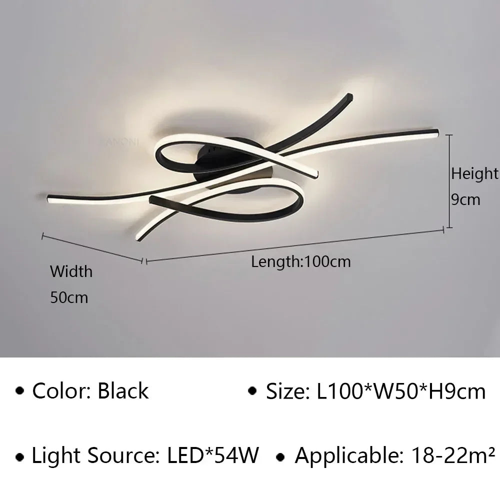 Plafonnier led moderne pour hôtel et intérieur Virgile Détour - Esprit Contemporain & Décor Élégant