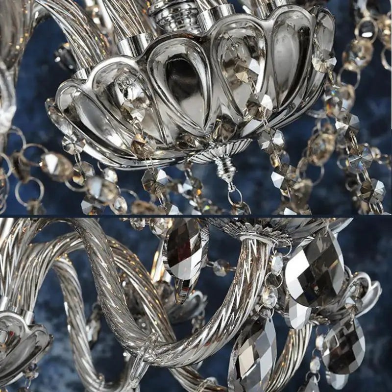 Lustre — En cristal pour éclairage moderne et élégant