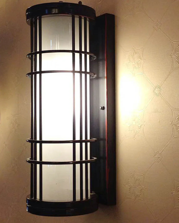 Applique murale — Vintage éclairage extérieur en verre étanche