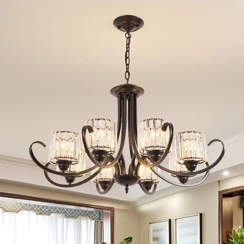 Suspension — Cristal rétro suspension modernes pour décoration intérieure