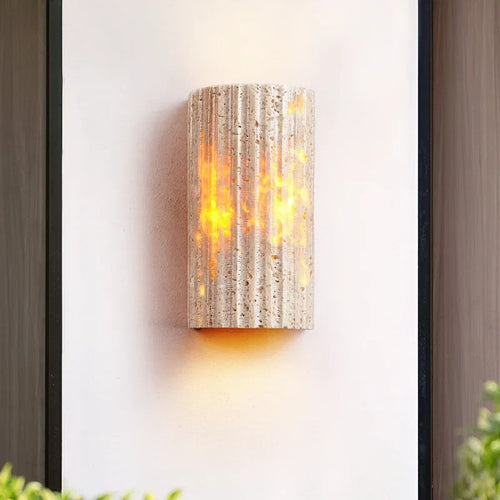 Applique murale — LED en pierre pour décoration extérieure et ambiance chaleureuse