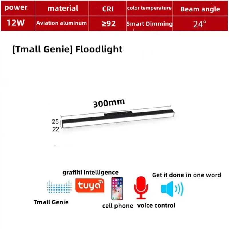 lampe intelligente à commande vocale avec éclairage intégré