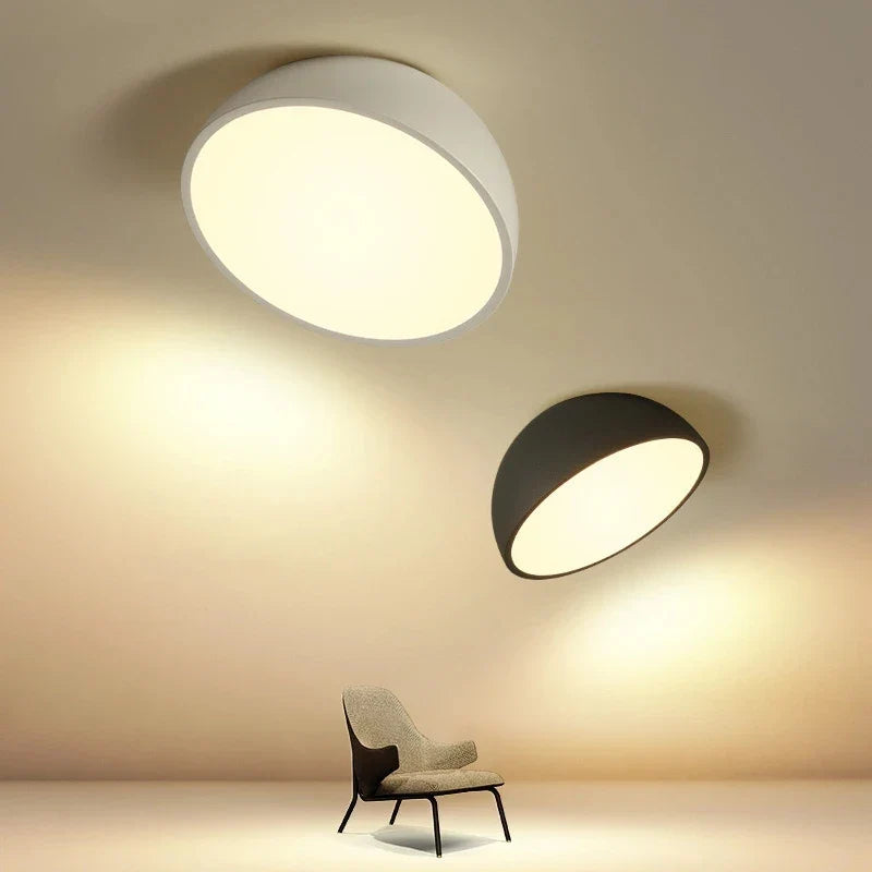 Plafonnier — Nordique moderne couloir escalier entrée Loft toit en pente lumières chambre étude éclairage mur télécommande LED