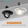 Spot LED Downlight Dimmable 360 degrés Angle rotatif plafond encastré 7W 10W 20W AC 110V/220V pour chambre couloir maison Léandre Rosée en Aluminium - Caractère & Élégance dans le Décor