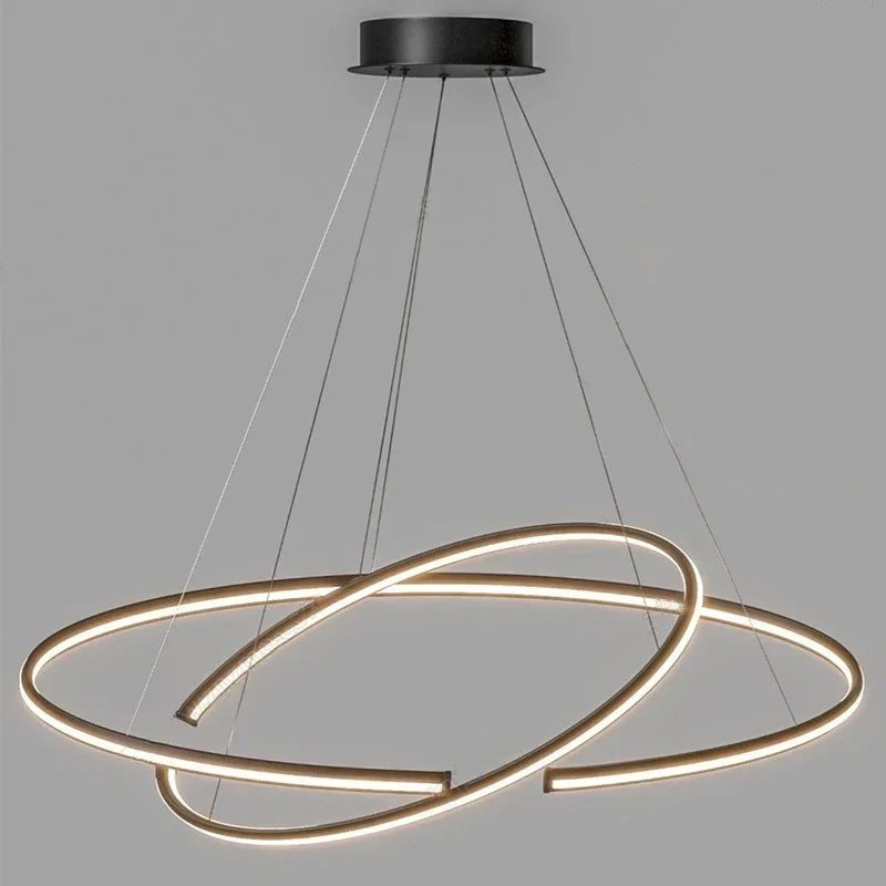 lampe led design moderne à suspendre pour intérieur