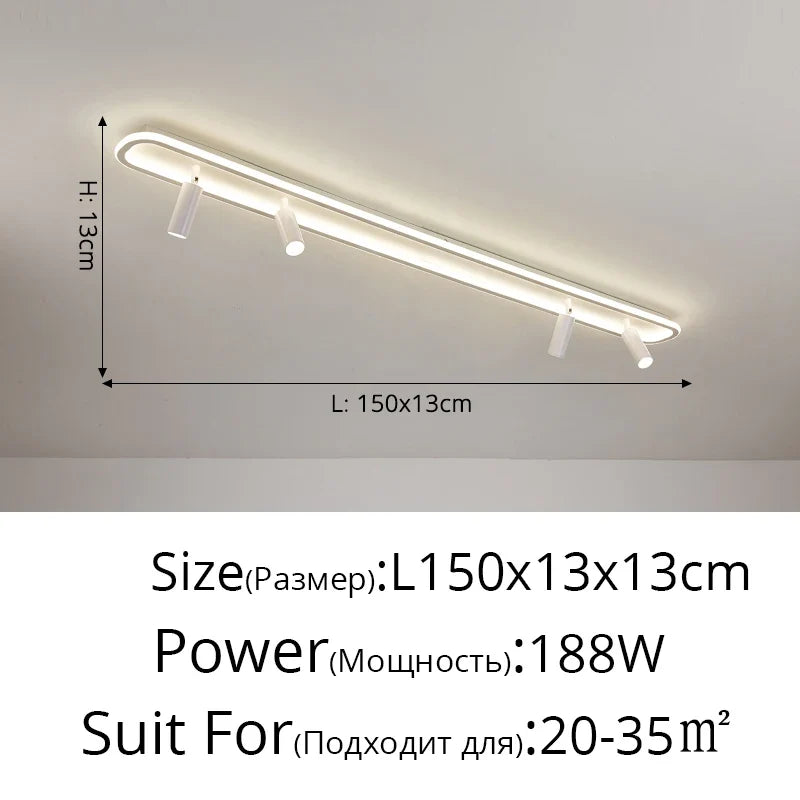Spot éclairage led intérieur déco minimaliste moderne pour lustre Albane Silhouette - Lignes Épurées & Atmosphère Sereine