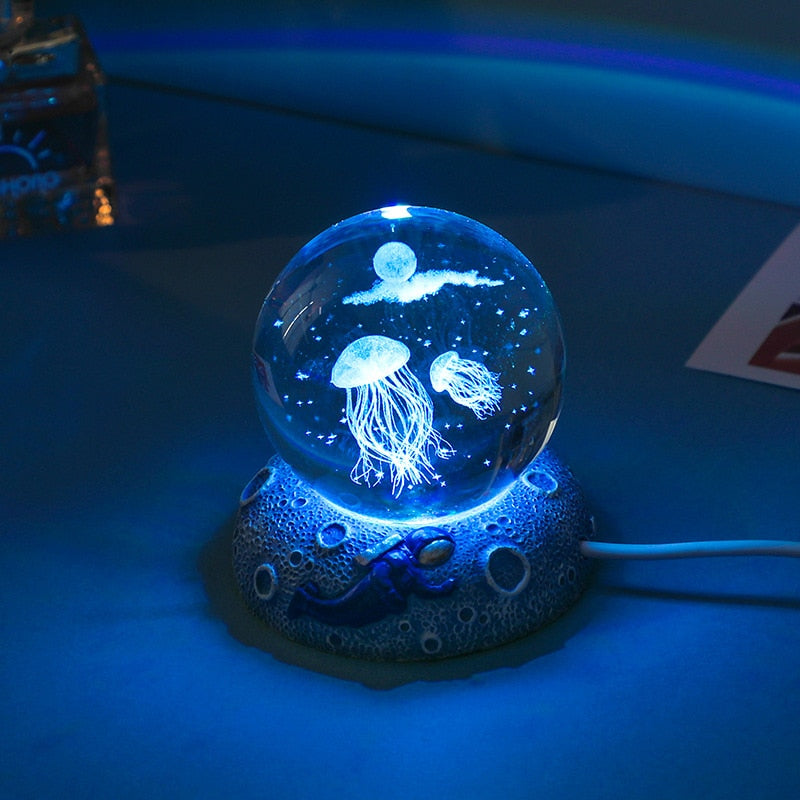 Lampe avec Méduse Ysée Rondeau - Une Note Singulière dans le Décor