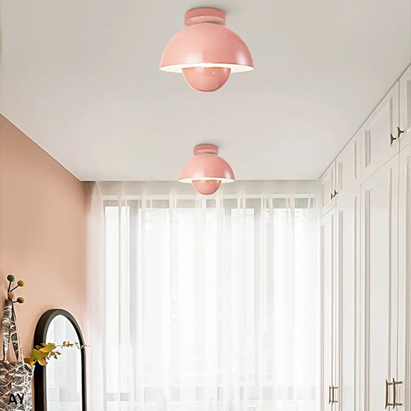 Plafonnier led semi-circulaire moderne pour allée balcon escalier Éden Orée - Esprit Contemporain & Décor Élégant