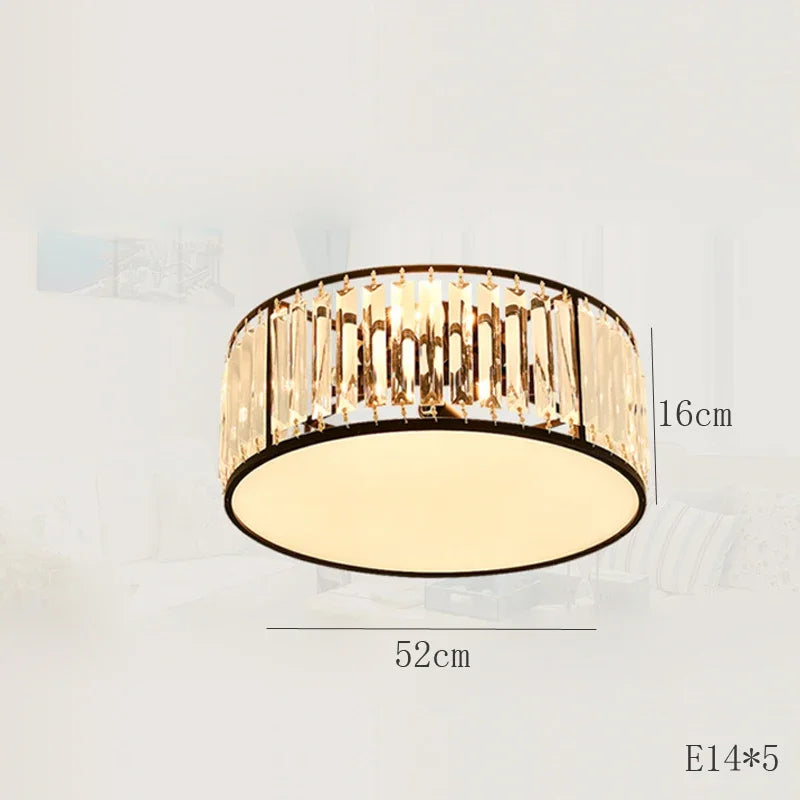Plafonnier led en cristal décoration intérieure moderne pour votre espace Eugène Poème - Jeux de Reflets & Présence Raffinée