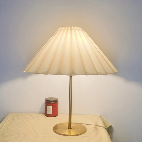 Abat-jour pétales démontable en tissu pour lampe à poser et lampadaire E26 E27 – Pétalys