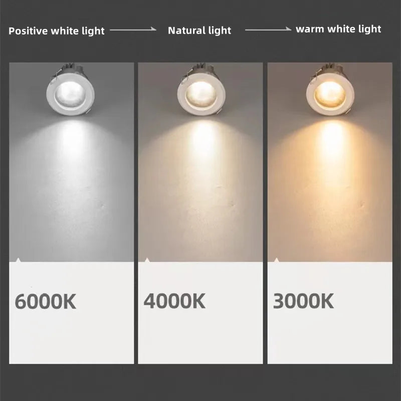 Spot — LED rond étanche en aluminium pour intérieur et extérieur