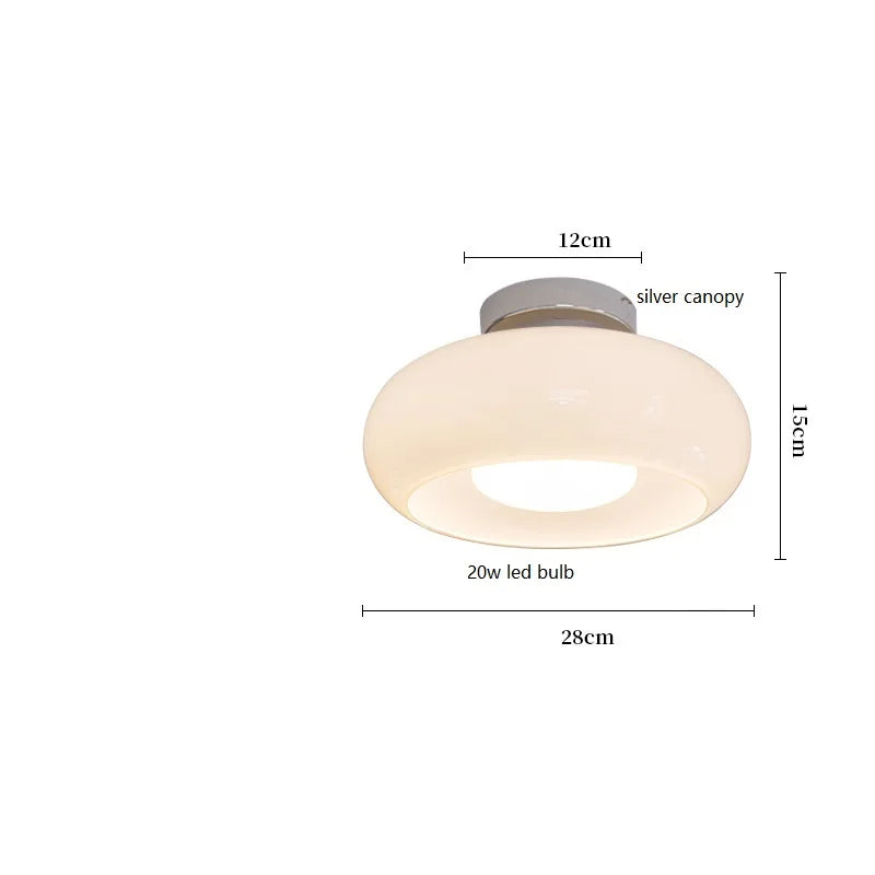Plafonnier — Moderne nordique en verre LED iwhd