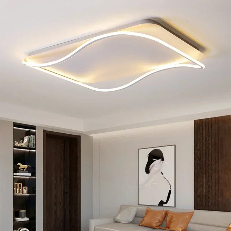 Plafonnier moderne à leds pour éclairage intérieur décoratif Tiphaine Esquisse - Une Note Actuelle dans le Décor