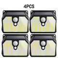 Applique solaire extérieure 194 LED avec détecteur de mouvement et trois modes – Sentélie